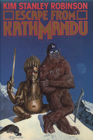 Book cover of Escape From Kathmandu by Kim Stanley Robinson
