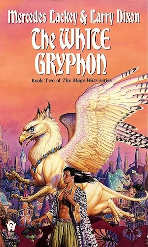Book cover of The White Gryphon by Mercedes Lackey and Larry Dixon