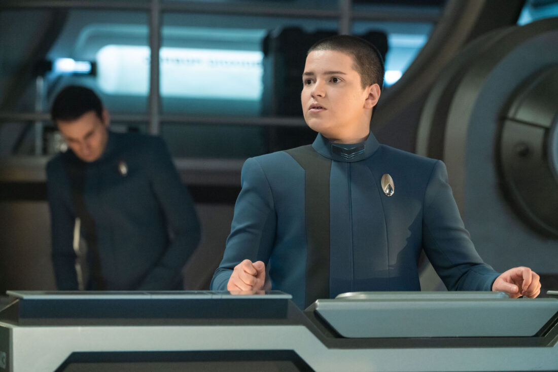 Blu del Barrio as Adira in Star Trek: Discovery, episode 9, season 5, streaming on Paramount+, 2023.