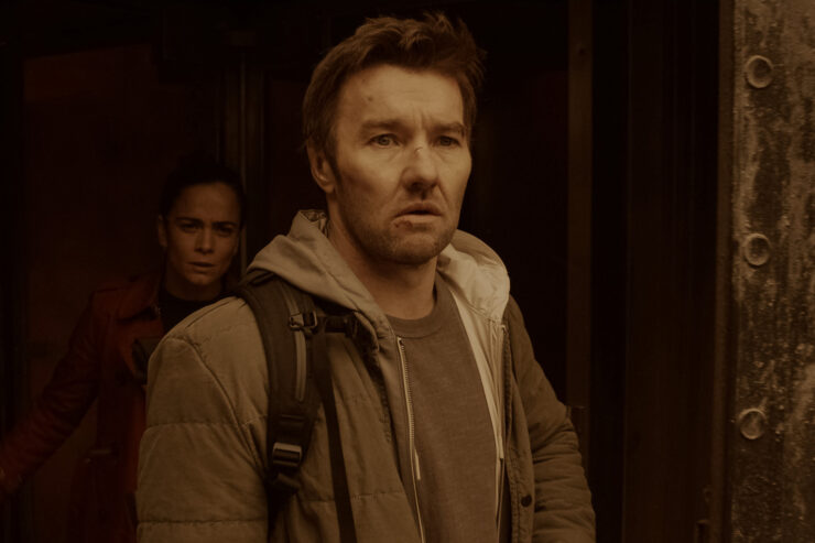 Alice Braga and Joel Edgerton in "Dark Matter," now streaming on Apple TV+.