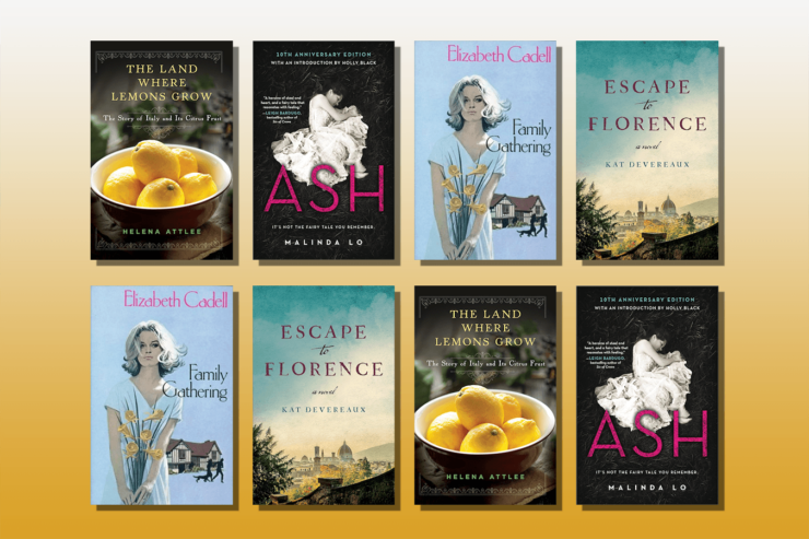 Collection of 4 book covers from Jo Walton's April 2024 reading list