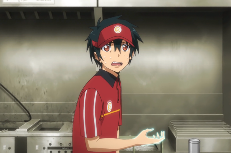 Image from the anime series The Devil Is a Part-Timer!