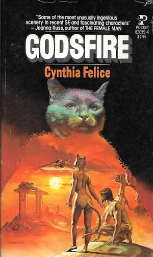 Cover of Godsfire by Cynthia Felice