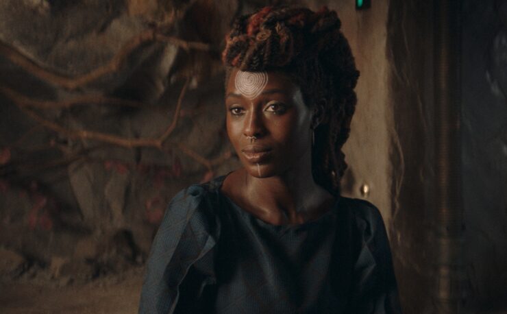 Mother Aniseya (Jodie Turner-Smith) in Lucasfilm's THE ACOLYTE, "Destiny"