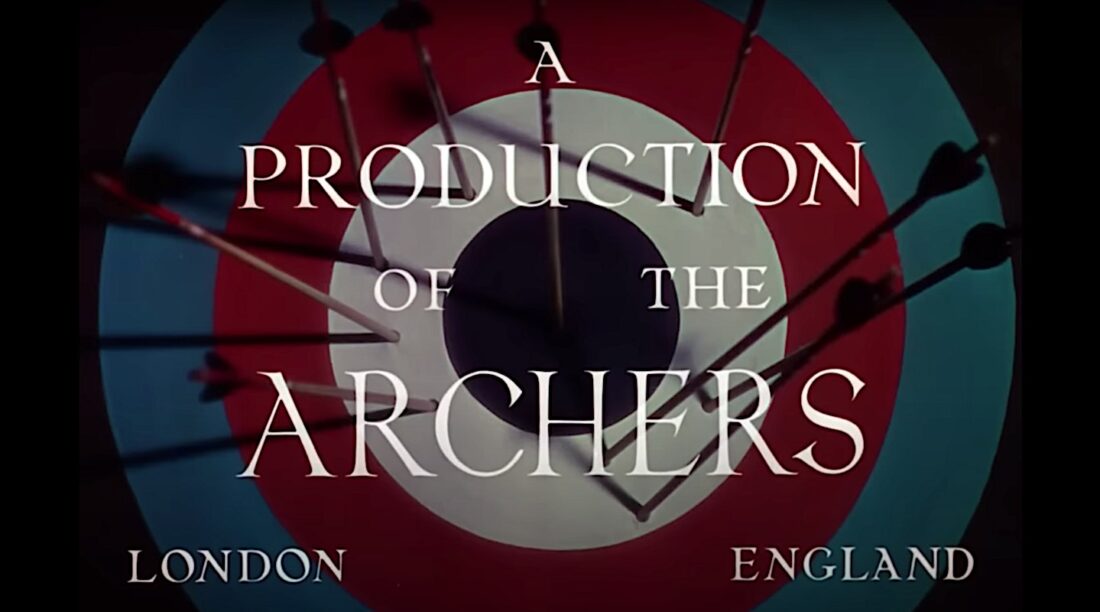 The production card for The Archers, the production company formed by Michael Powell and Emeric Pressburger.