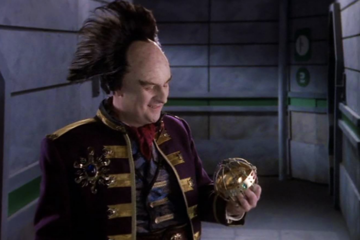 Mollari holds The Eye in Babylon 5 "Signs and Portents"
