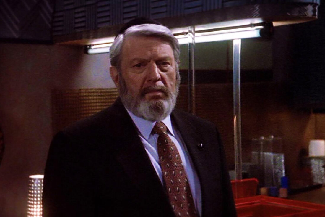 Rabbi Yossel Koslov in a scene from Babylon 5: "TKO"