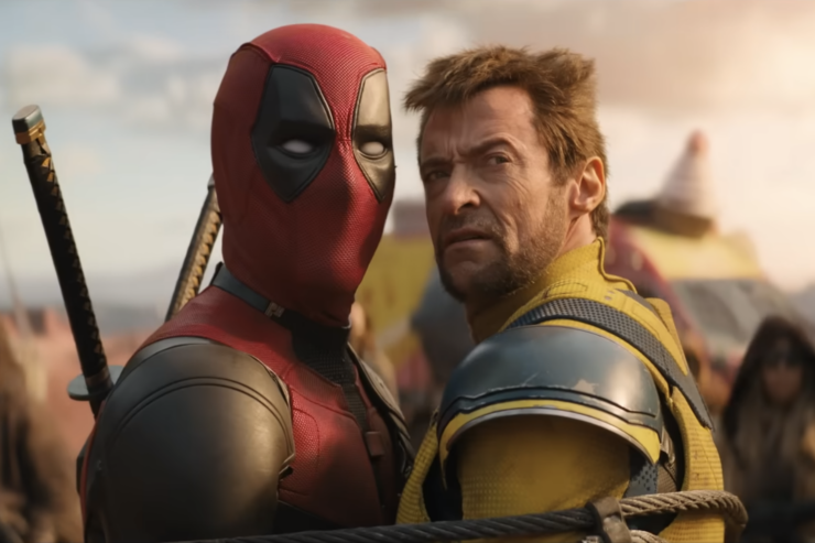 Deadpool (Ryan Reynolds) and Wolverine (Hugh Jackman) in a scene from Deadpool and Wolverine