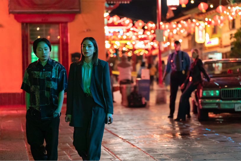 Chloe Bennet and Jimmy O. Yang in Interior Chinatown