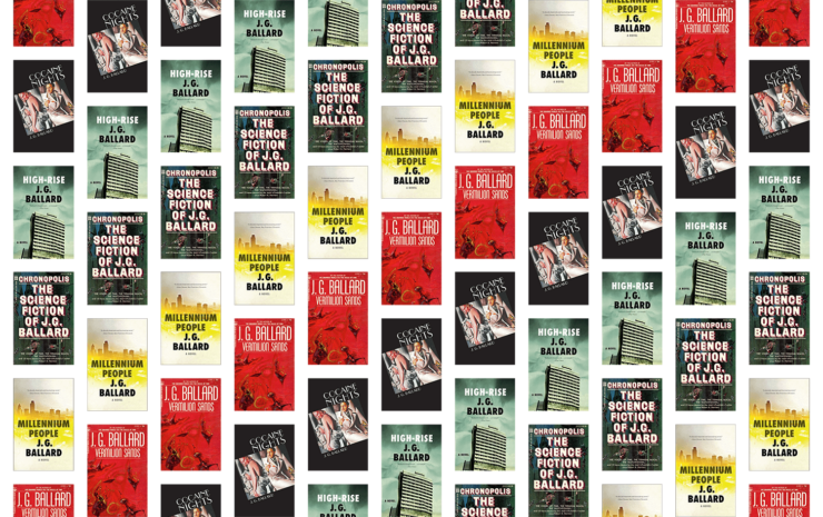 Collection of 5 book covers for title by J.G. Ballard