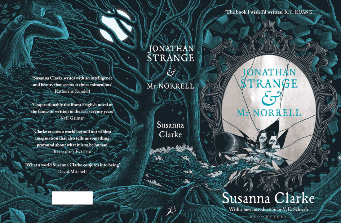 Cover wrap for the anniversary edition of Jonathan Strange & Mr Norrell by Susanna Clarke