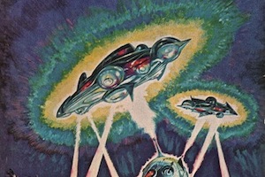Detail from the cover of Skylark of Valeron by EE Doc Smith