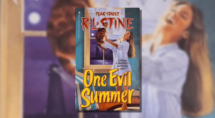 Book cover of R.L. Stine's One Evil Summer