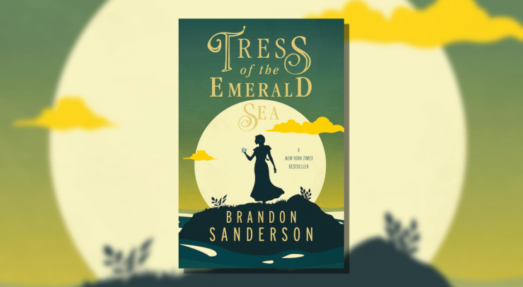 Book cover of Brandon Sanderson's Tress of the Emerald Sea