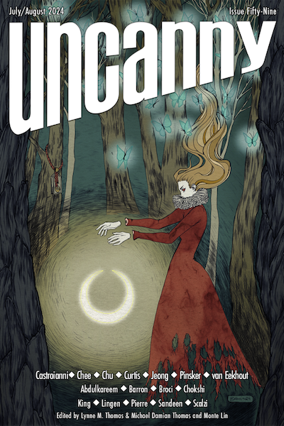 Cover of Uncanny Magazine issue 59 (July/August 2024)