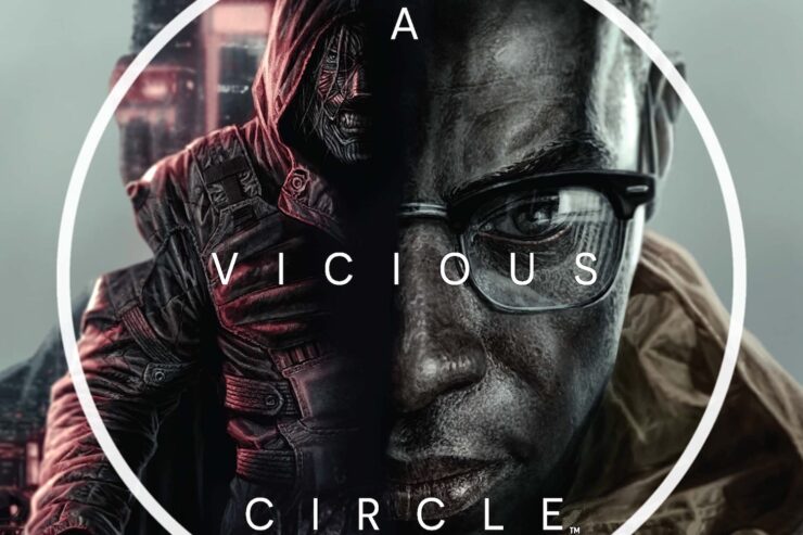 A closeup on the cover of A Vicious Circle #1