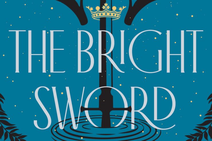 The cropped cover of Lev Grossman's The Bright Sword, showing only the title