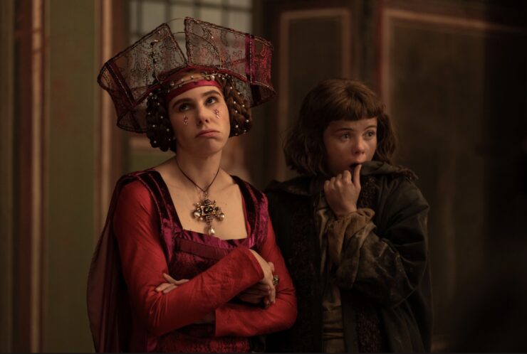 Zosia Mamet and Saoirse-Monica Jackson in The Decameron