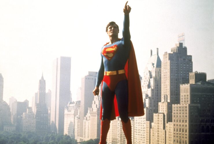 SUPERMAN, Christopher Reeve, 1978.