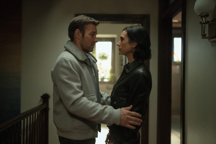 Joel Edgerton and Jennifer Connelly in Dark Matter.