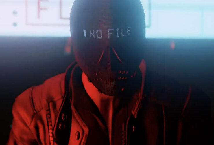 Screenshot of player in Ruiner video game