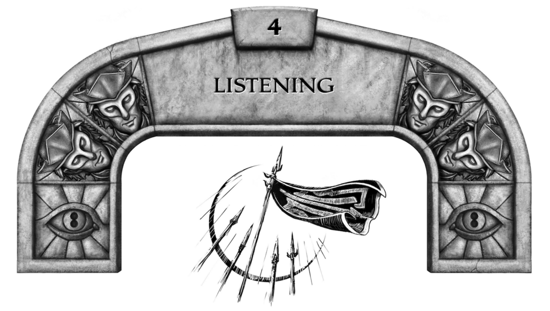 Chapter arch for chapter four of Wind and Truth by Brandon Sanderson