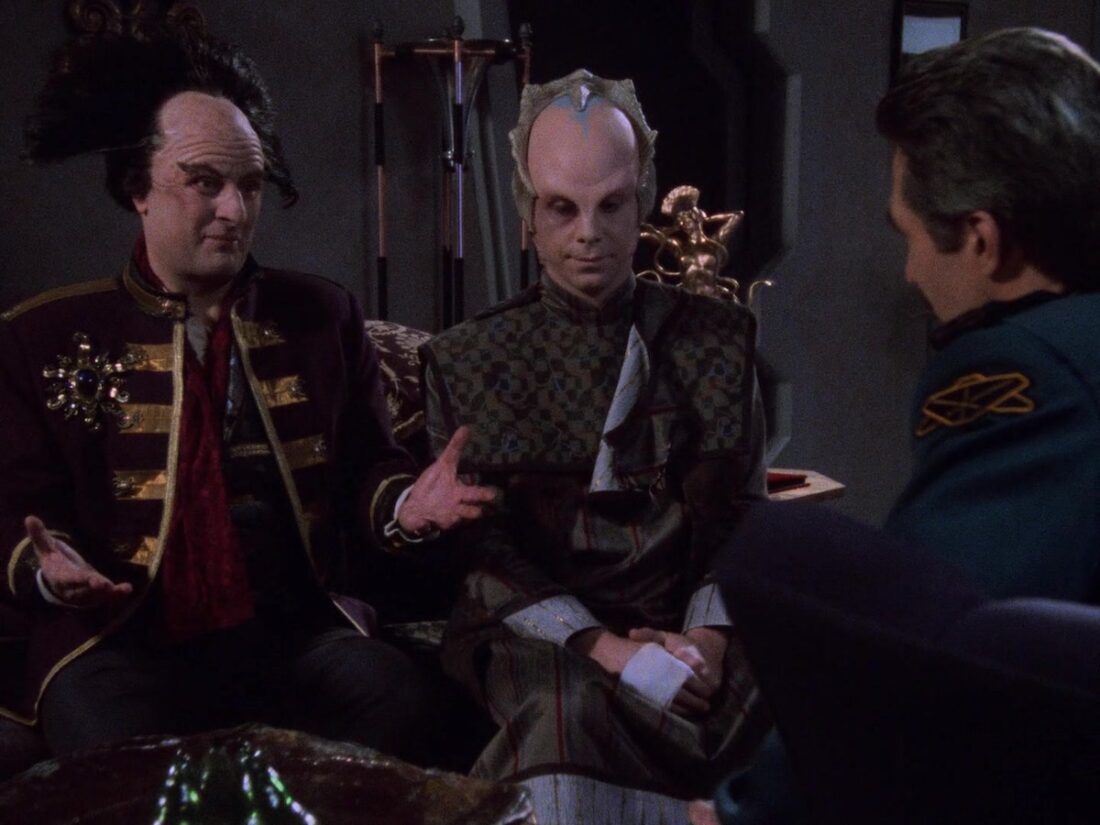 A scene from Babylon 5 "The Quality of Mercy"