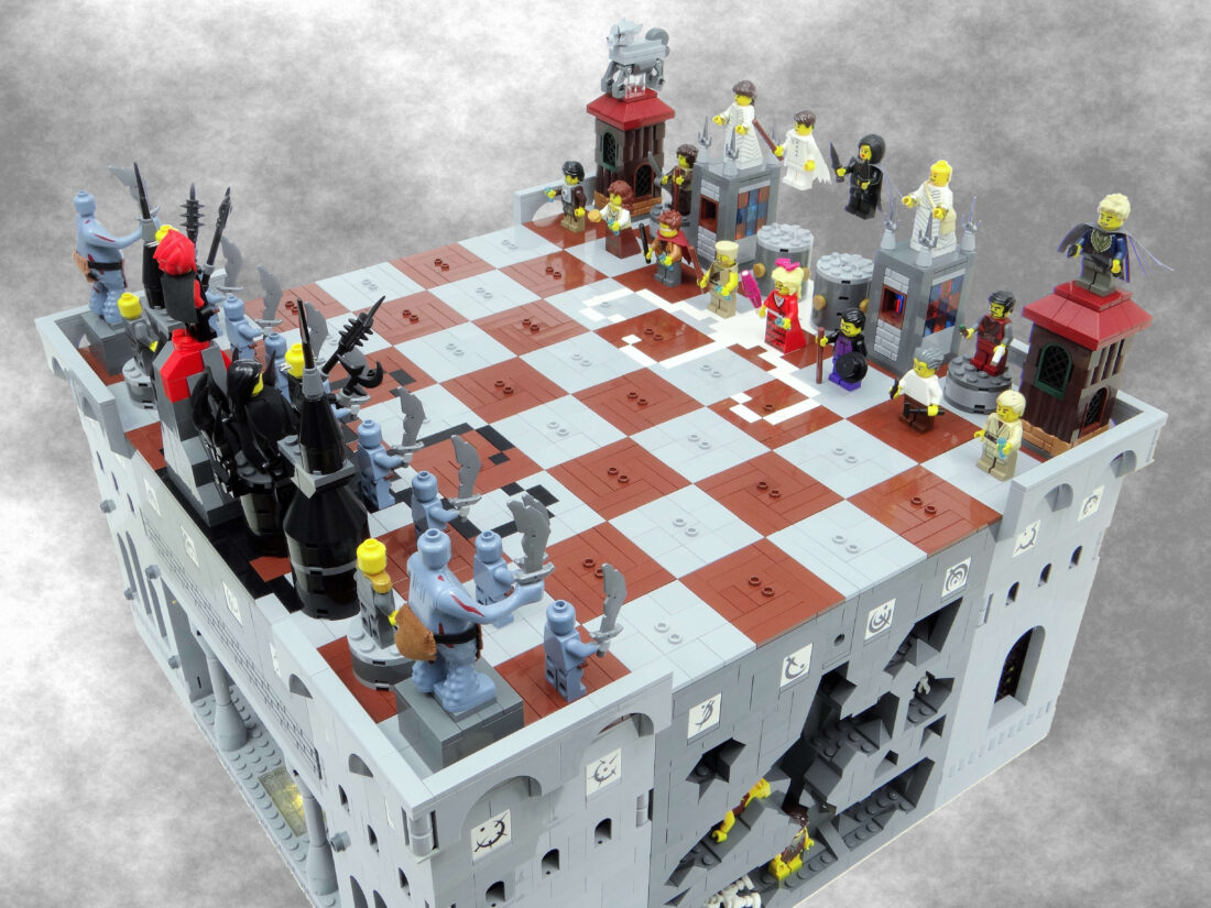 Mistborn Lego chess board