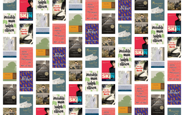 Covers of 10 literary fiction titles, recommended by Charlie Jane Anders