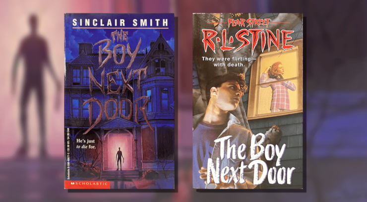 Covers of The Boy Next Door by Sinclair Smith and The Boy Next Door by R.L. Stine