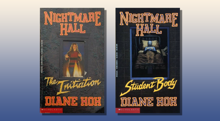 Covers of Diane Hoh's The Initiation and Student Body