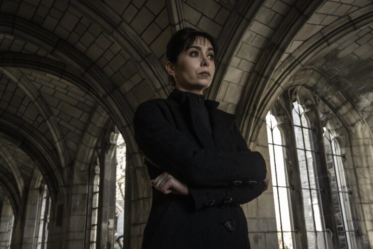 Cristin Milioti as Sofia Falcone in The Penguin: "Inside Man"