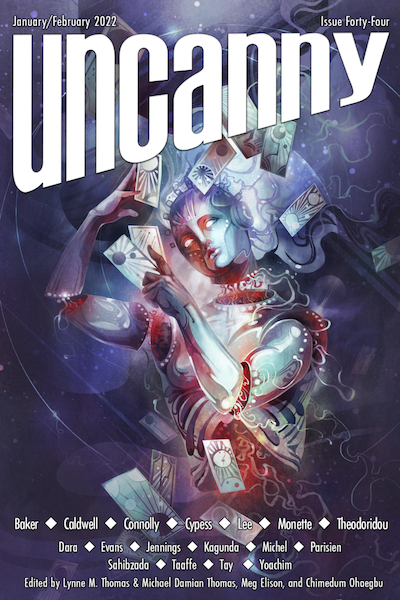 Cover of Uncanny Magazine, Issue #44