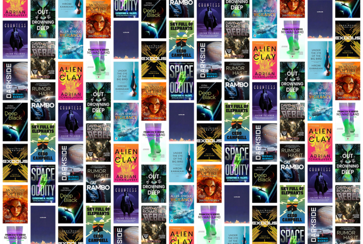 Collection of 15 book covers for science fiction titles publishing in September 2024