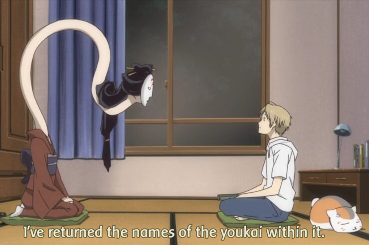 A scene from the anime series Natsume's Book of Friends