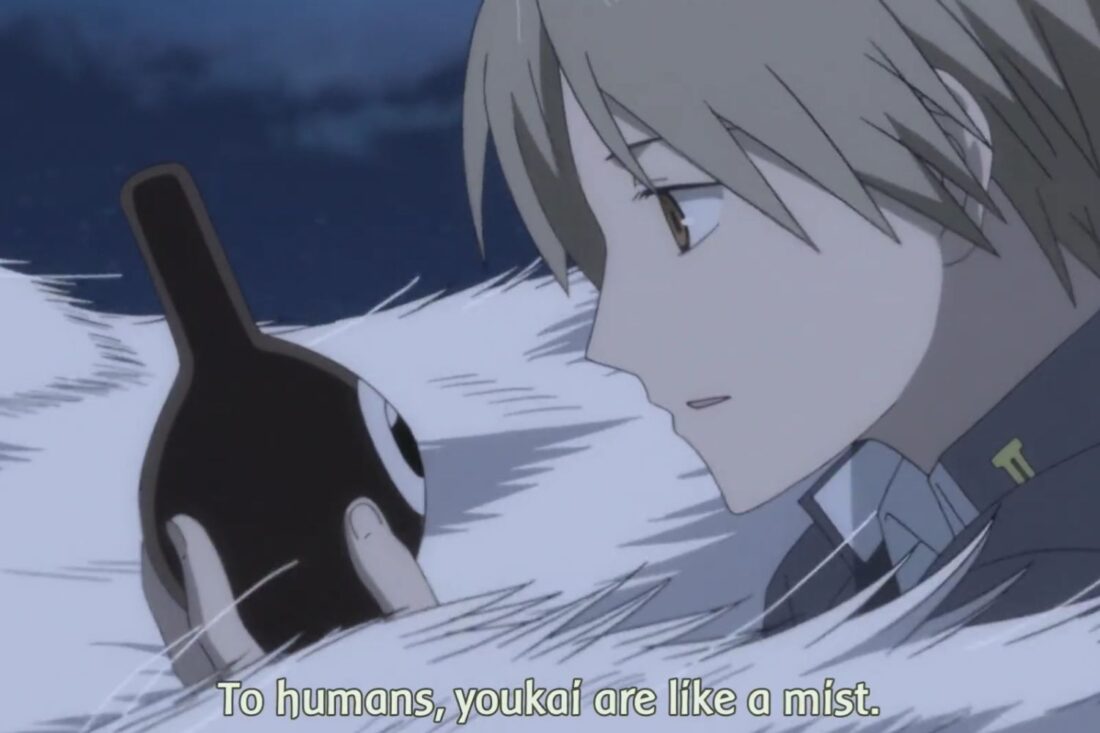 A scene from the anime series Natsume's Book of Friends