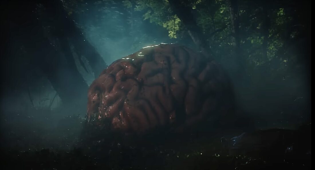 The GIANT GLOWING ALIEN BRAIN makes its presence known in Rumours.