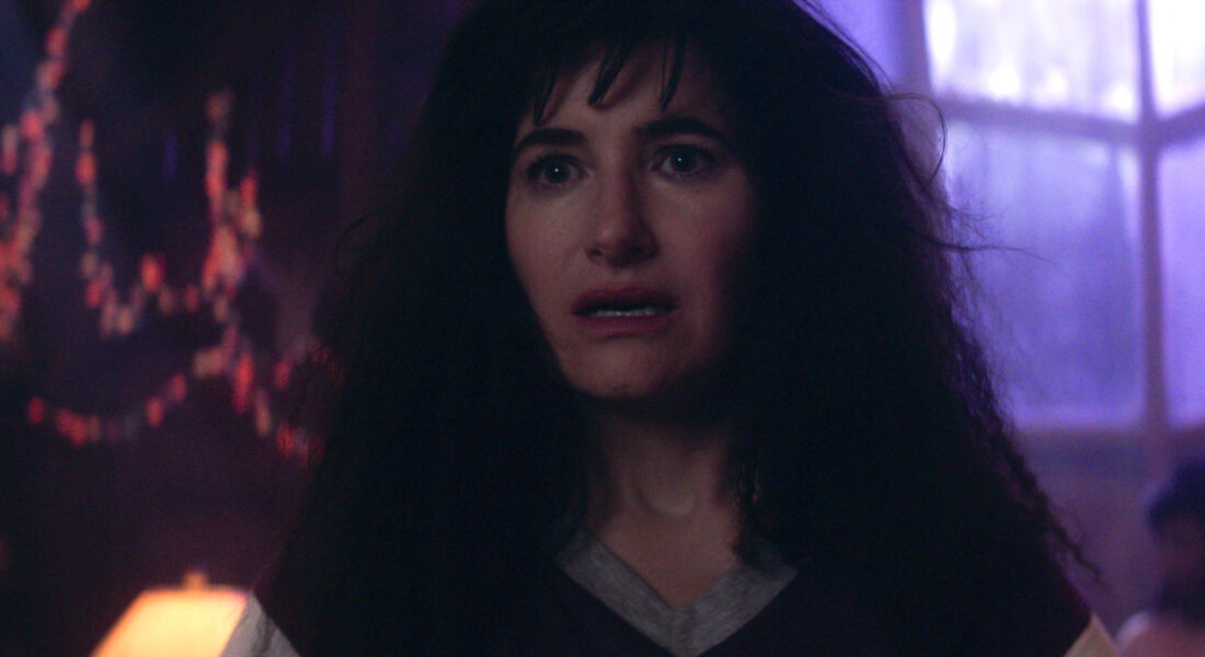 Agatha Harkness (Kathryn Hahn) looking heartbroken in Agatha All Along, episode 5