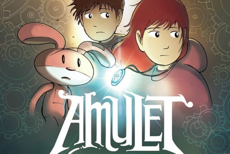 Cropped cover of first Amulet book