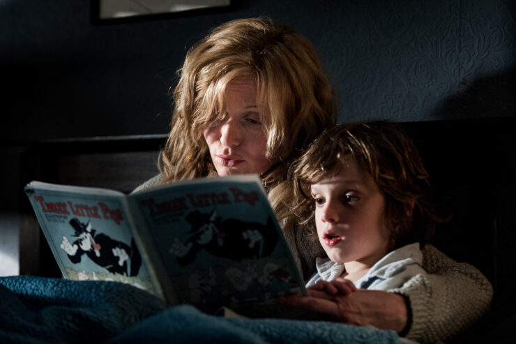 Essie Davis and Noah Wiseman in The Babadook