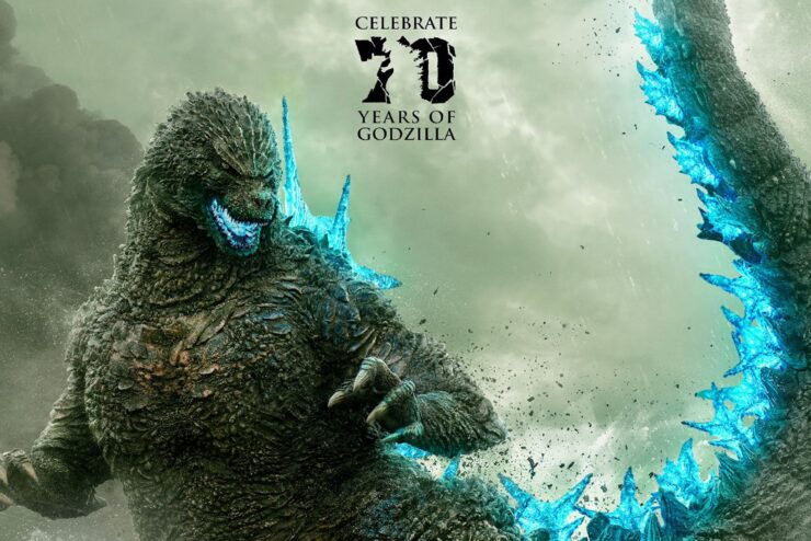 Cropped image from Godzilla Minus One 70th anniversary re-release poster