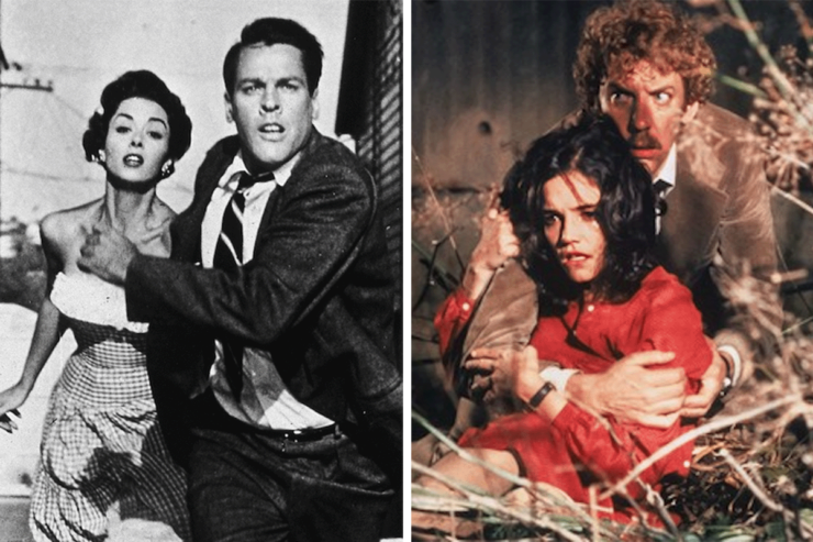 Images from the 1956 and 1978 versions of Invasion of the Body Snatchers