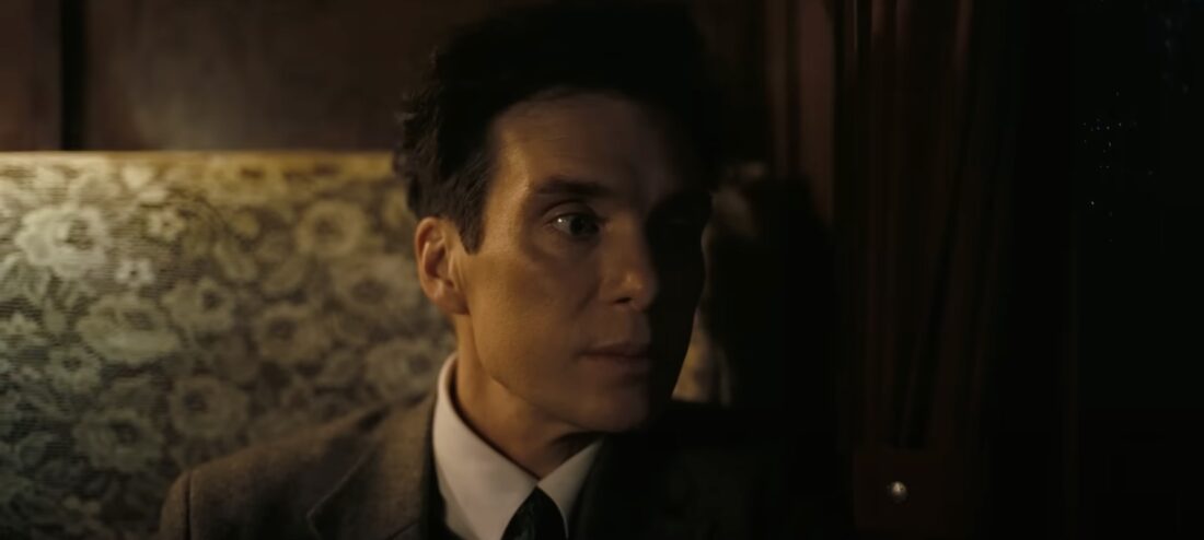 A youthful J. Robert Oppenheimer (Cillian Murphy) travels through Europe for grad school.