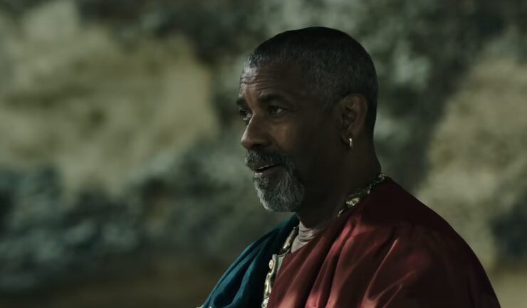 Denzel Washington in Gladiator 2