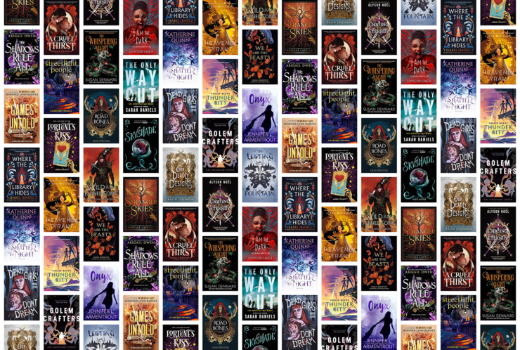 Mosaic of 23 covers of new YA releases in November and December 2024