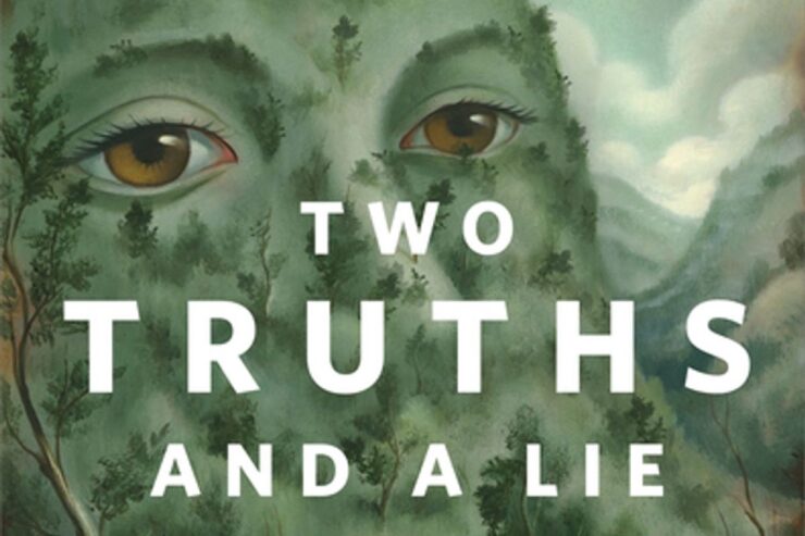 A crop of the cover of Two Truths and a Lie, art by Chris Buzelli