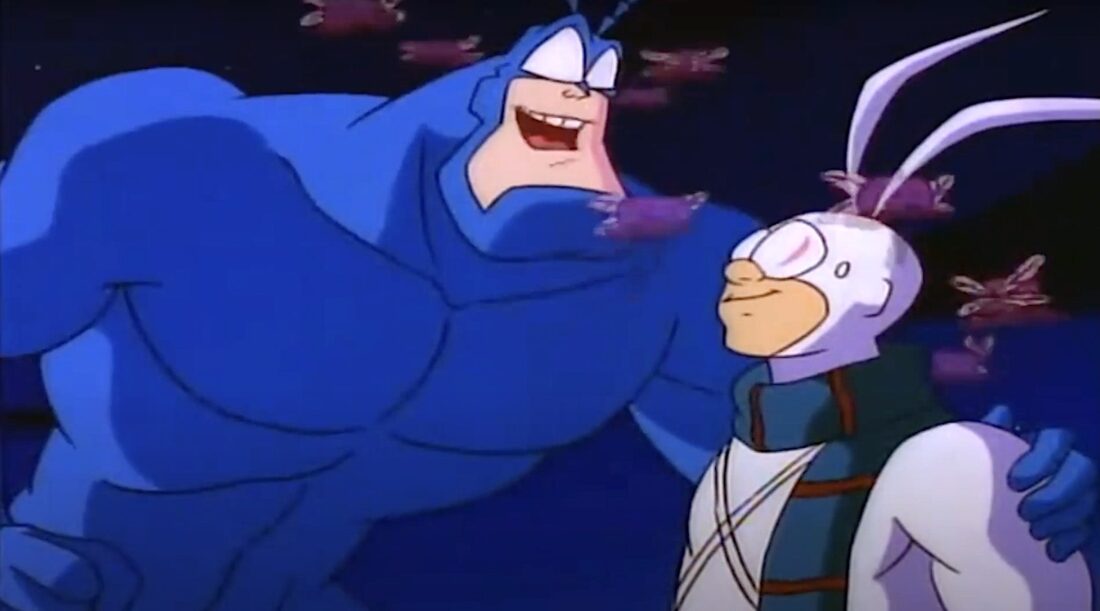 The Tick and Arthur see visions of sugar plums dancing in their heads.