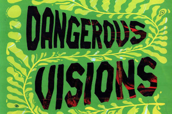 Selection from the cover of Harlan Ellison's Dangerous Visions