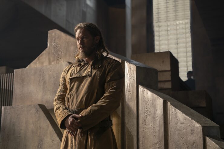 Travis Fimmel as Desmond Hart in Dune: Prophecy "Twice Born"