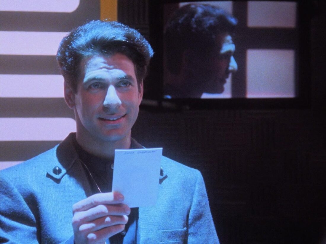 Morden under interrogation in a scene from Babylon 5 "In the Shadow of Z’ha’dum"